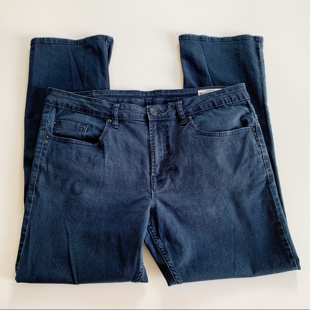 Buffalo David Bitten Sam-X Slim Straight Jeans Size 36 x 30